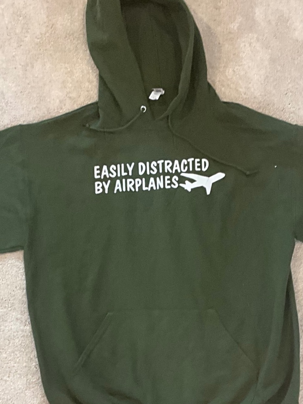 Novelty Sweatshirt for Pilot or Plane Lover L
